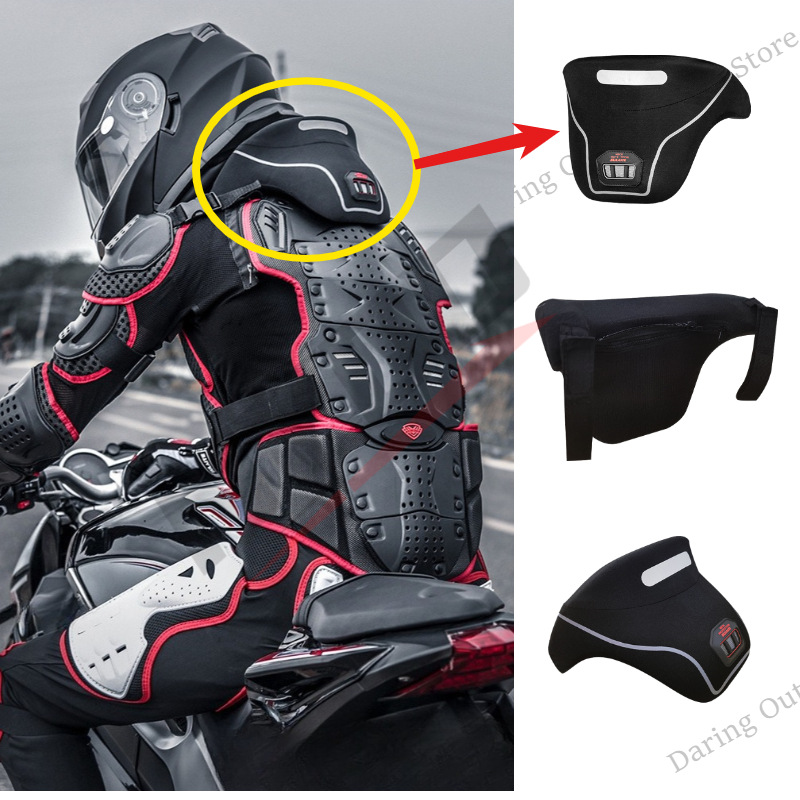 Motorcycle Wearing Gear - Motorrad-Nackenschutz für Outdoor-Fahrten Sturzschutz-Ausrüstung Renn- und