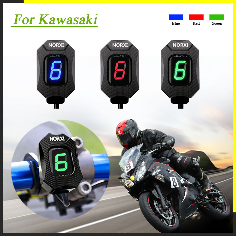 Motorcycle Gear Ratio - Motorrad Getriebe Anzeige Für Kawasaki ER6N