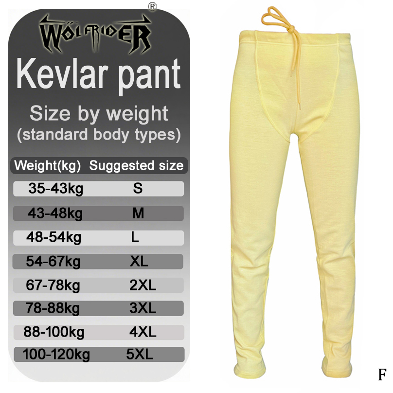 Motorcycle Wearing Gear - KEVLAR Motorradhose für Herren, Aramidfaser, reißfest,