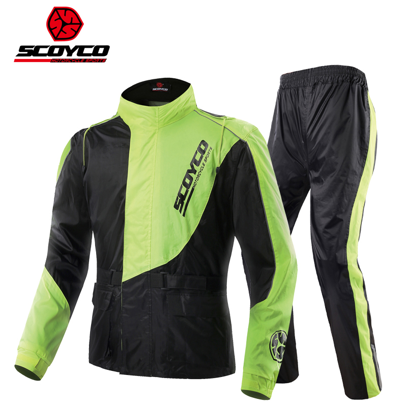 Motorcycle Rain Suit - SCOYCO Motorrad Reiten Regenmantel Hosen Anzug