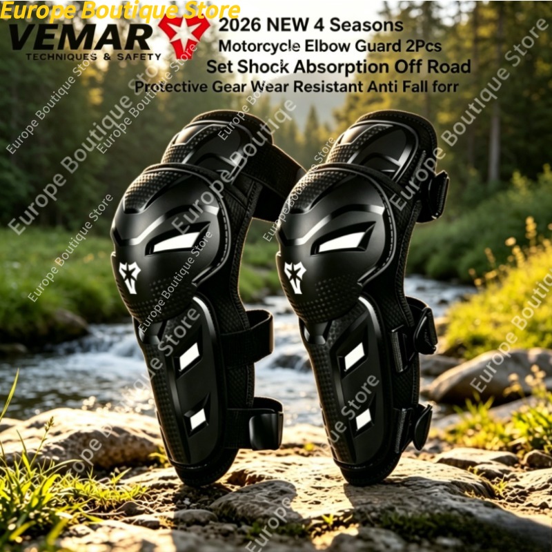 Motorcycle Wearing Gear - Off-Road-Schutzausrüstung, 2 Stück, 4 Jahreszeiten, Motorrad-Ellbogenschutz,