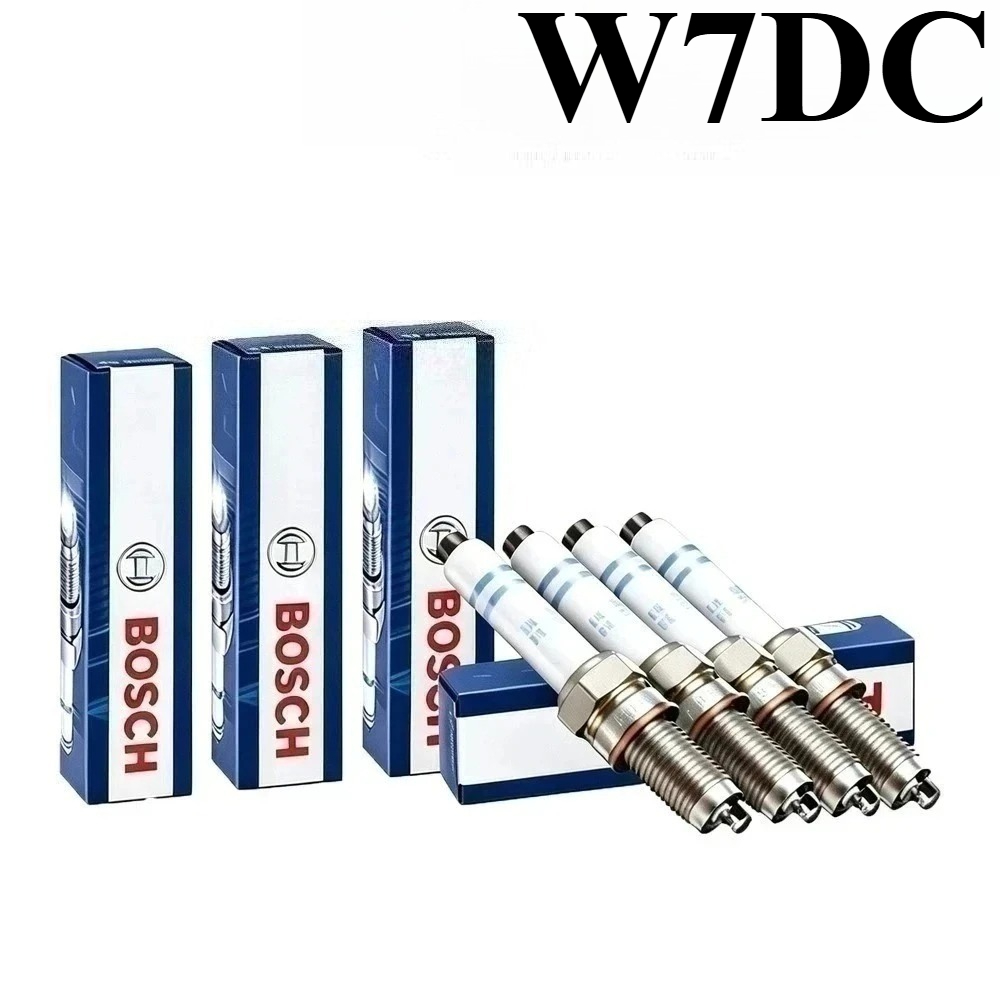Bosch Spark Plug Copper - Bosch Durable W7DC Große Sechskant-Kupfer-Zündkerze, hochtemperaturbeständig,