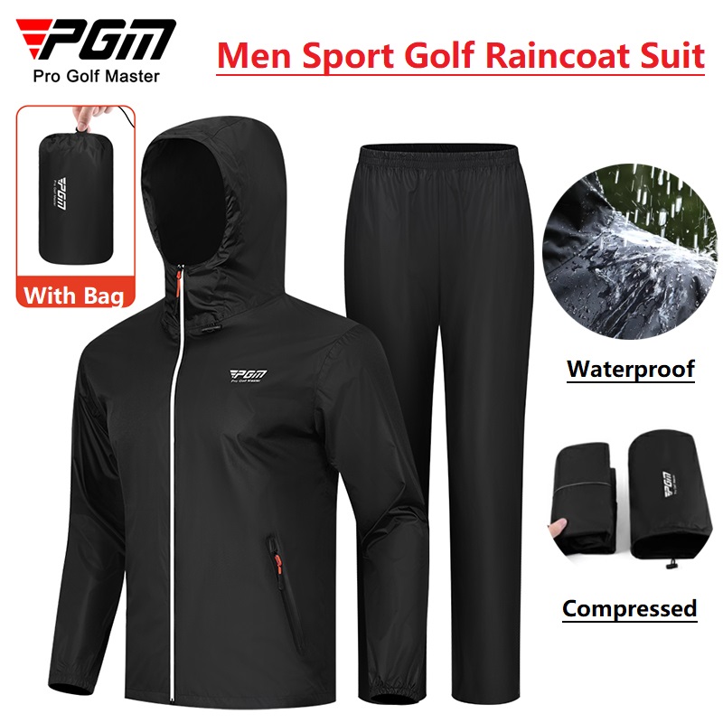 Motorcycle Rain Suit - Pgm Männer Golf Regenmantel Regen Hosen