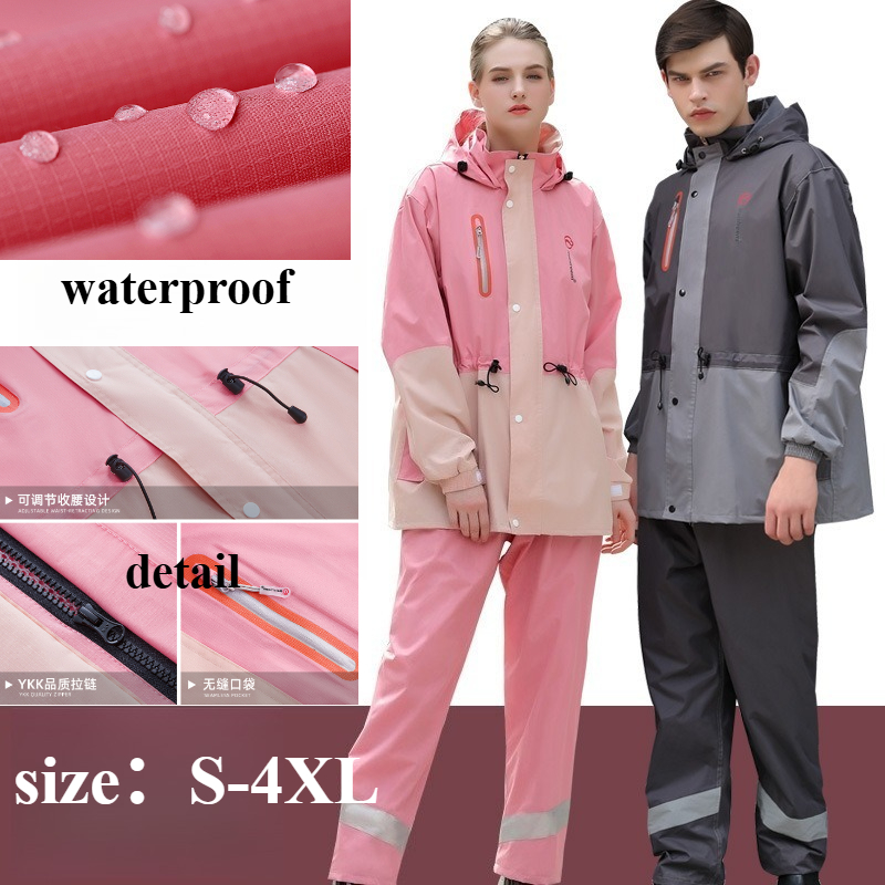 Motorradfahrer-Regenmantel-Set – Motorcycle Rain Suit Bewertung und Preis