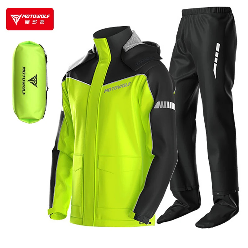 MOTOWOLF Motorrad-Regenmantel  – Motorcycle Rain Suit Bewertung und Preis
