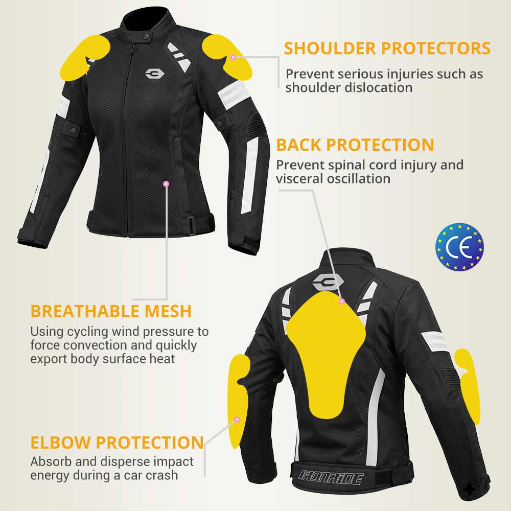 Damen-Motorradjacken Atmungsak – Motorcycle Wearing Gear Bewertung und Preis